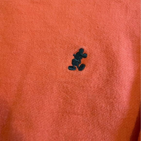 Disney World **2** Sweatshirts Orange Gray Mickey Mouse WDW Size Large - Picture 3 of 15